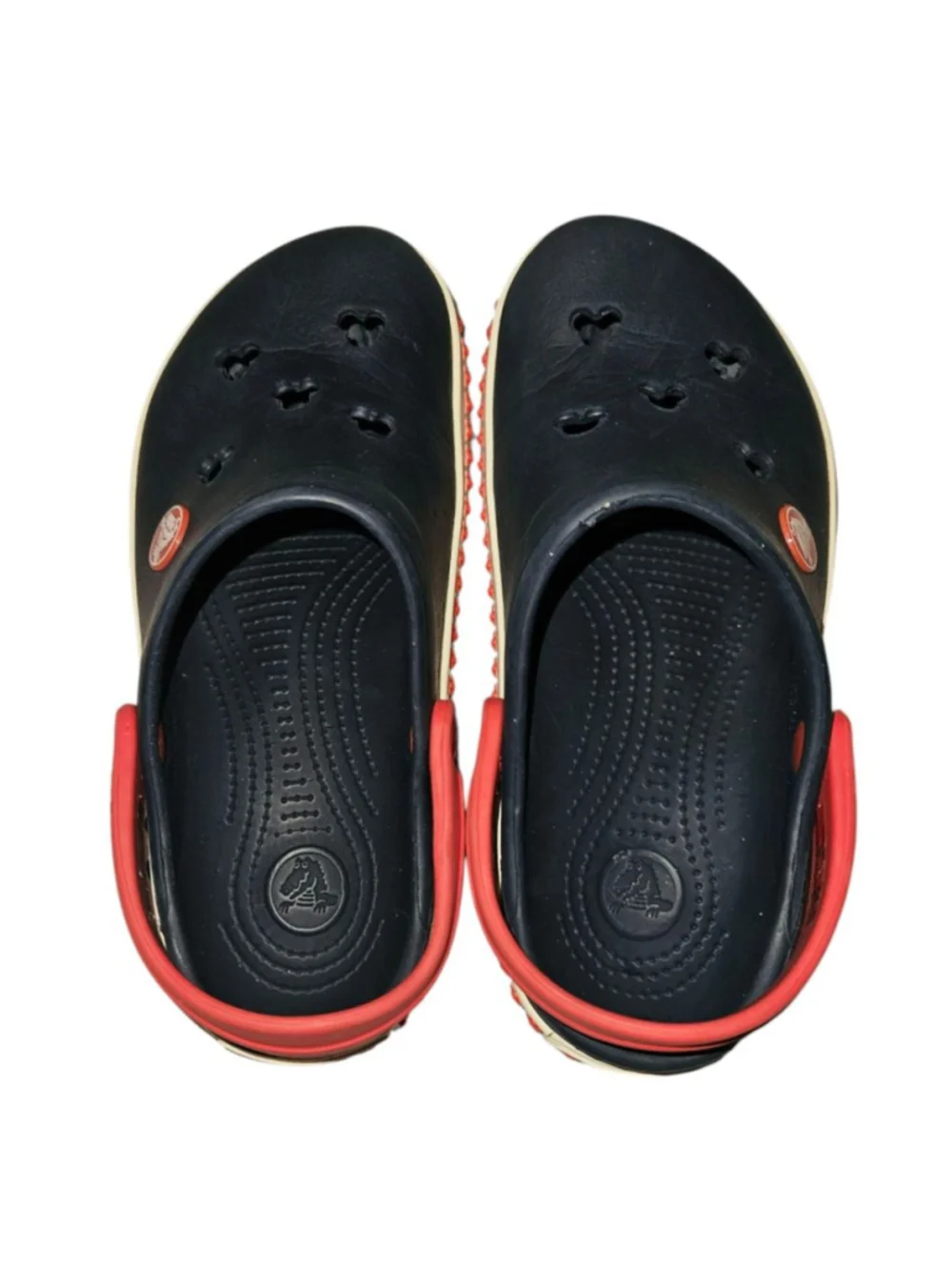 Boys Crocs Mickey Mouse Sandals 12/13 (Toddler Boy) Navy Red